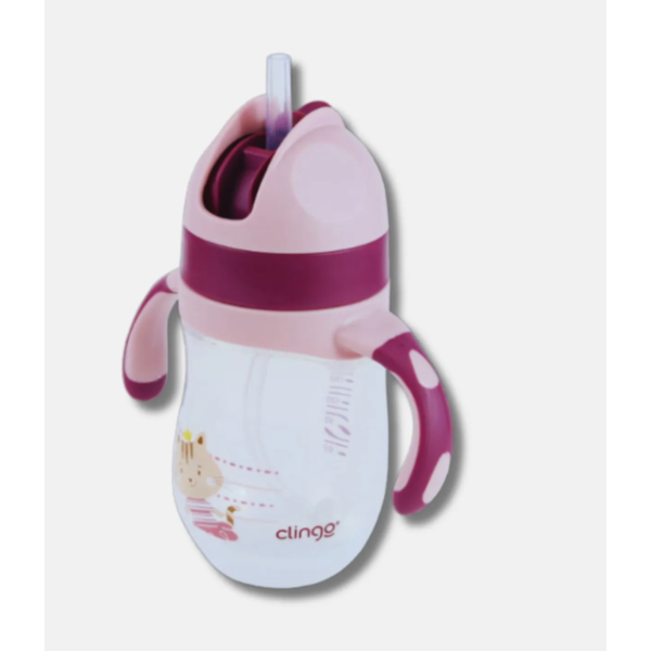 Copo Com Canudo De Silicone Milky - Clingo