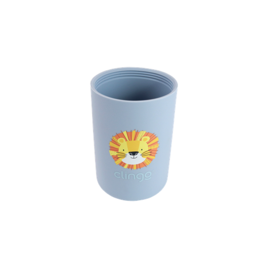 Copo De Silicone Com Tampa E Canudo - Clingo