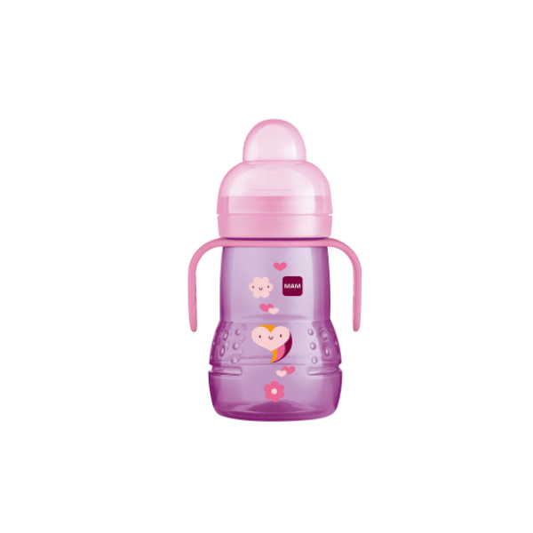 Copo De Transição MAM Trainer Rosa 220 ml Copo De Transição MAM Trainer Rosa 220 ml