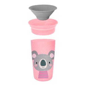 Copo Mágico 360 Clingo Coala Rosa Copo Mágico 360 Clingo Coala Rosa