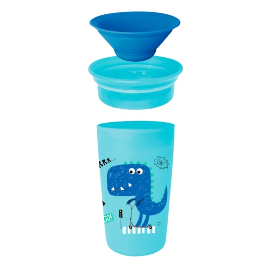 Copo Mágico 360 Clingo Dino Azul