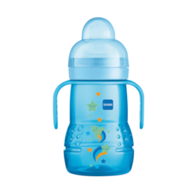 Copo MAM Trainer +4 meses 220 ml Azul Copo MAM Trainer +4 meses 220 ml Azul