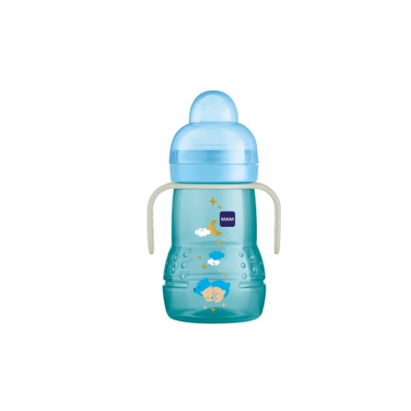 Copo MAM Trainer Night 220 ml - Azul Copo MAM Trainer Night 220 ml - Azul