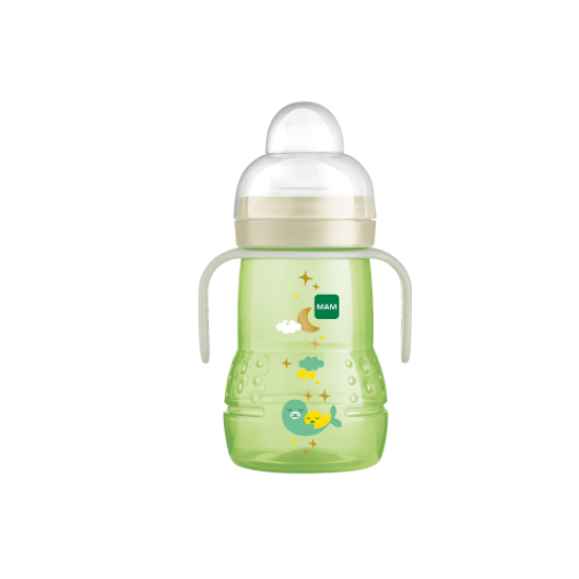 Copo MAM Trainer Night 220 ml Brilha no Escuro Copo MAM Trainer Night 220 ml Brilha no Escuro