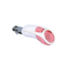 Cortador De Unhas Com Lupa Clingo Rosa