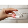 Cortador De Unhas Com Lupa Clingo Rosa