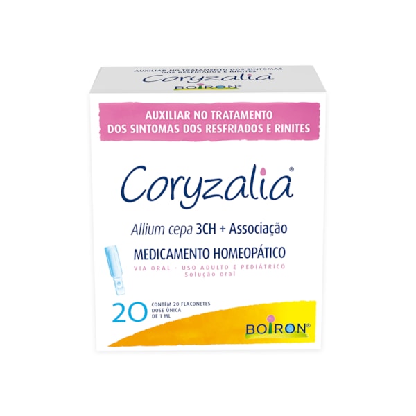 Coryzalia Solução Oral com 20 doses - Boiron Coryzalia Solução Oral com 20 doses - Boiron