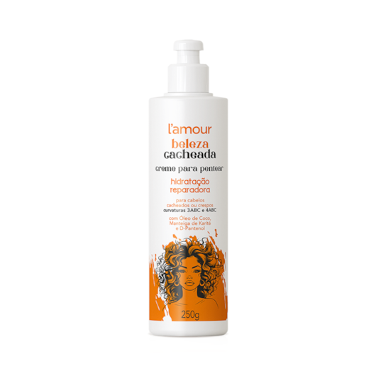 Creme para Pentear L’Amour Beleza Cacheada Hidratação Reparadora 250ml
