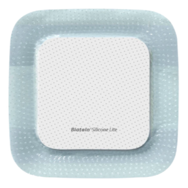 Curativo Adesivo De Silicone E Espuma - 7,5x7,5 - Biatain Silicone Lite - Coloplast Curativo Adesivo De Silicone E Espuma - 7,5x7,5 - Biatain Silicone Lite - Coloplast