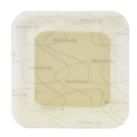 Curativo Biatain Espuma C/ Prata - Adesivo - 18 x18 Curativo Biatain Espuma C/ Prata - Adesivo - 18 x18