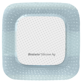 Curativo de Silicone com Prata - 15x15 - Biatain Silicone Ag - Coloplast Curativo de Silicone com Prata - 15x15 - Biatain Silicone Ag - Coloplast