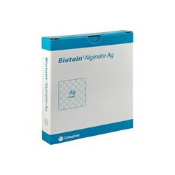 Curativo Hidrofibra Alginato de Cálcio C/Prata -10x10 - Biatain Ag - Coloplast