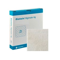 Curativo Hidrofibra Alginato de Cálcio C/Prata -20x30 - Biatain Ag - Coloplast