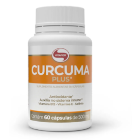 Curcuma Plus Vitafor - 60 cápsulas Curcuma Plus Vitafor - 60 cápsulas