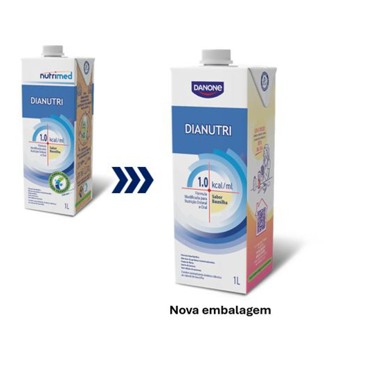 Dianutri 1.0 Kcal/mL Baunilha 1000mL-Danone