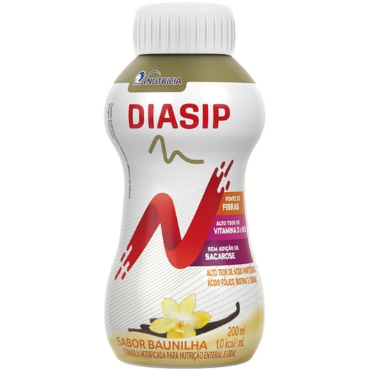 Diasip Danone 200mL Sabor Baunilha Diasip Danone 200mL Sabor Baunilha