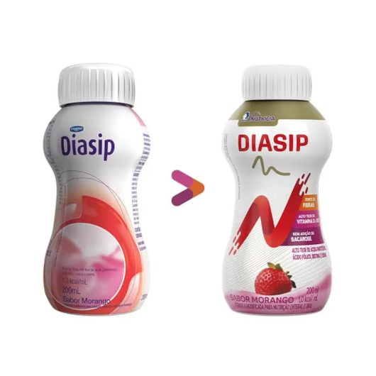 Diasip Danone 200mL Sabor Morango Diasip Danone 200mL Sabor Morango