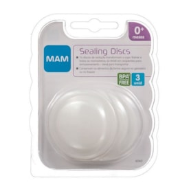 Disco de Vedação para Mamadeiras e Copos MAM 3 un Disco de Vedação para Mamadeiras e Copos MAM 3 un