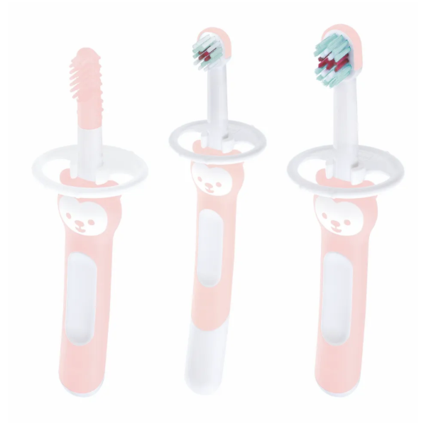 Escova Brushes Trio Mam Rosa - Kit Escova Infantil