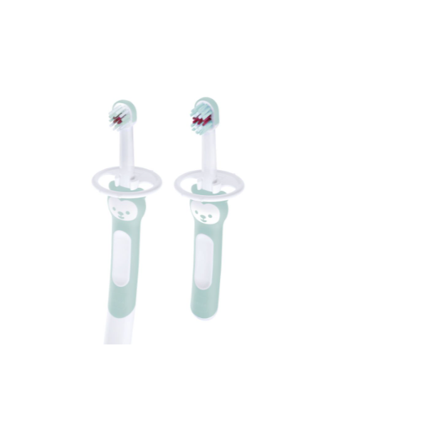 Escova de dente infantil azul MAM Babys Brush - embalagem dupla Escova de dente infantil azul MAM Babys Brush - embalagem dupla