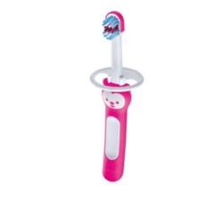 Escova de dente infantil rosa MAM Babys Brush  - embalagem unitária