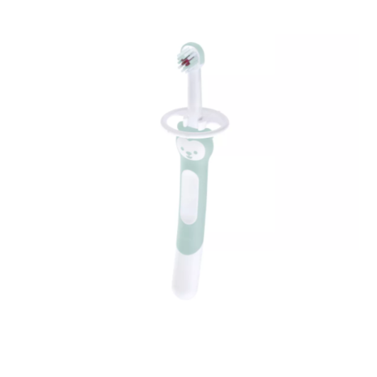 Escova De Dente MAM Training Brush Azul Para Bebê 6 Meses Escova De Dente MAM Training Brush Azul Para Bebê 6 Meses