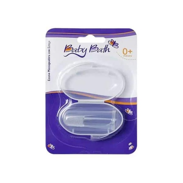 Escova Massageadora Com Estojo - Baby Bath Escova Massageadora Com Estojo - Baby Bath