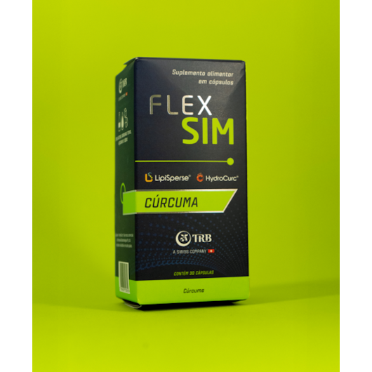 Flex Sim Cúrcuma 30 cápsulas