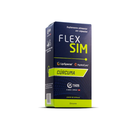 Flex Sim Cúrcuma 30 cápsulas