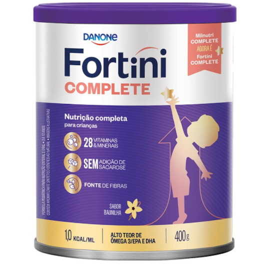 Fortini Complete Baunilha 400 gr - Danone Fortini Complete Baunilha 400 gr - Danone