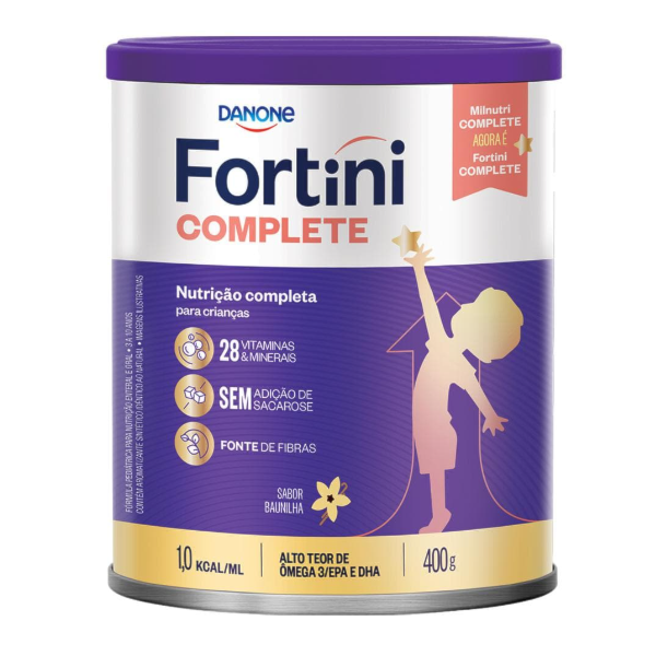 Fortini Complete Baunilha 400 gr - Danone Fortini Complete Baunilha 400 gr - Danone