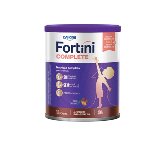 Fortini Complete Chocolate Danone Em Pó 400g Fortini Complete Chocolate Danone Em Pó 400g