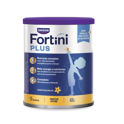 Fortini Plus Baunilha Em Pó 400g Danone