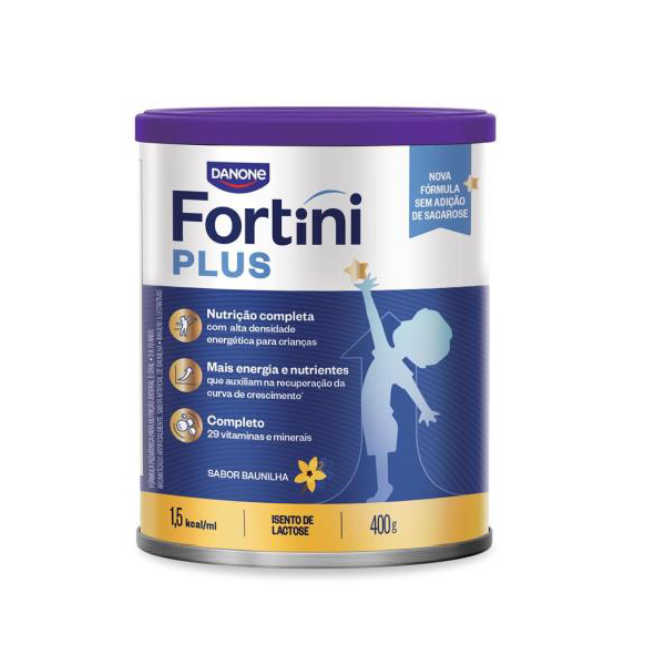 Fortini Plus Baunilha Em Pó 400g Danone Fortini Plus Baunilha Em Pó 400g Danone