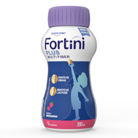 Fortini Plus Multifiber - Morango - 200ml - Danone Fortini Plus Multifiber - Morango - 200ml - Danone
