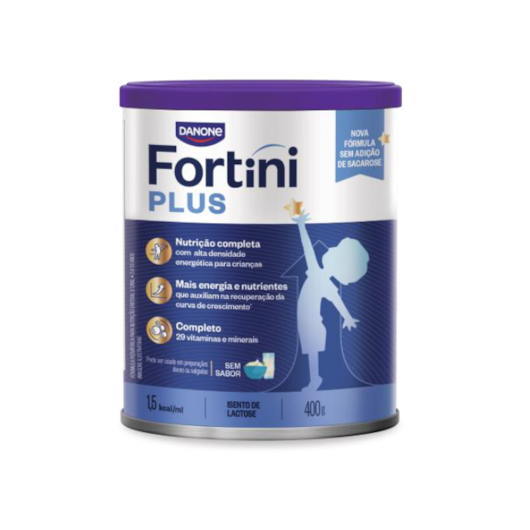 Fortini Plus Sem Sabor Danone Em Pó 400g Fortini Plus Sem Sabor Danone Em Pó 400g