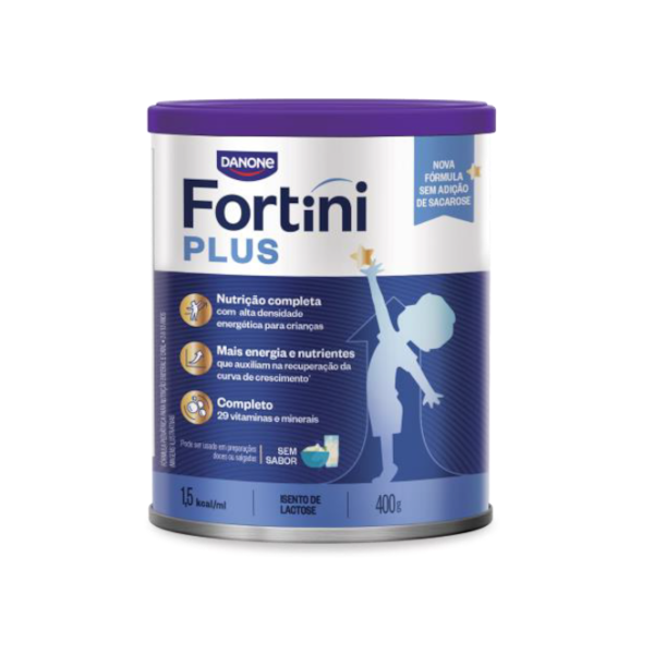 Fortini Plus Sem Sabor Danone Em Pó 400g Fortini Plus Sem Sabor Danone Em Pó 400g