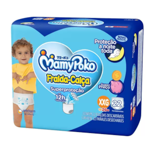 Fralda-Calça MamyPoko Superproteção Jumbo Tamanho XXG - 22 unidades