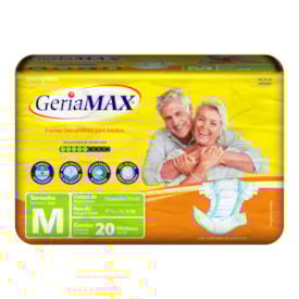 Fralda Geríatrica Geriamax Tamanho M com 20 unidades Fralda Geríatrica Geriamax Tamanho M com 20 unidades