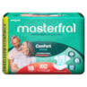 Fralda Geriátrica Masterfral Comfort Tamanho XG com 18 Unidades - Embalagem Economica Fralda Geriátrica Masterfral Comfort Tamanho XG com 18 Unidades - Embalagem Economica