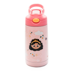 Garrafa Térmica Infantil Parede Dupla Princesa 350ml - Clingo Garrafa Térmica Infantil Parede Dupla Princesa 350ml - Clingo