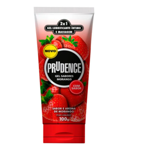 Gel Lubrificante Prudence Morango - 100g