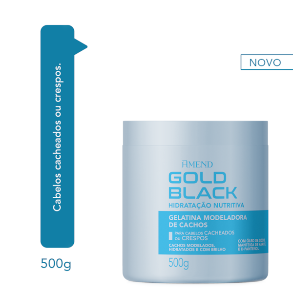 Gelatina Amend Gold Black Hidratação Nutritiva 500g