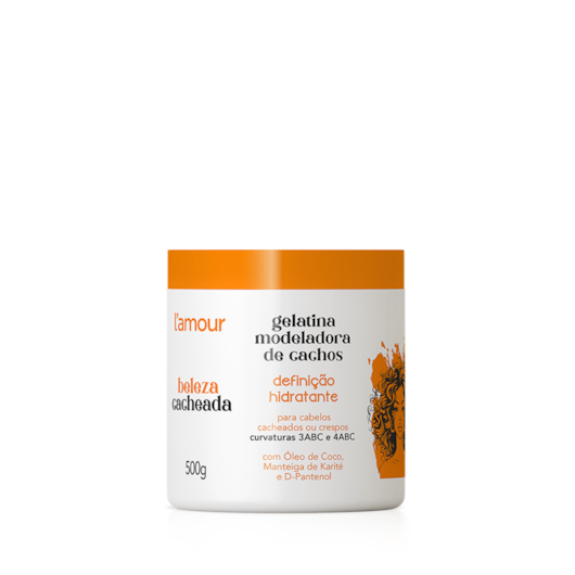 Gelatina Modeladora de Cachos L’Amour Beleza Cacheada 500g Gelatina Modeladora de Cachos L’Amour Beleza Cacheada 500g