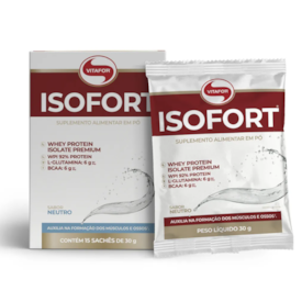 Isofort Vitafor 30g Sabor Neutro - 15 sachês Isofort Vitafor 30g Sabor Neutro - 15 sachês