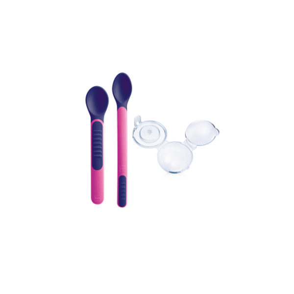 Kit Colheres Termossensíveis MAM Rosa Kit Colheres Termossensíveis MAM Rosa