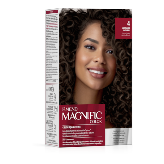 Kit Coloração Amend Magnific Color 4.0 Castanho Natural
