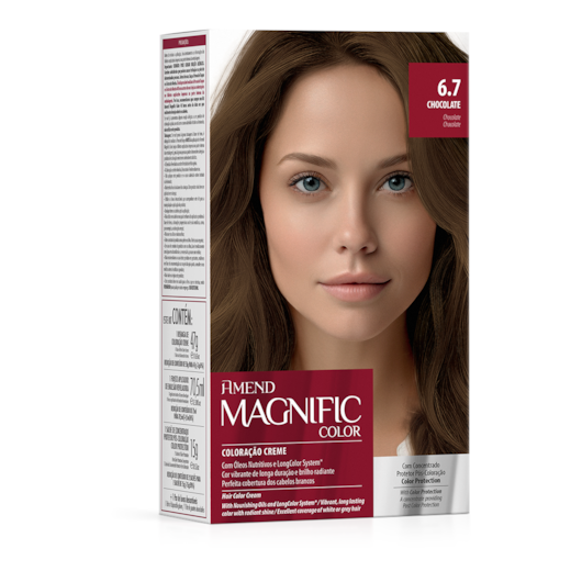 Kit Coloração Amend Magnific Color 6.7 Chocolate