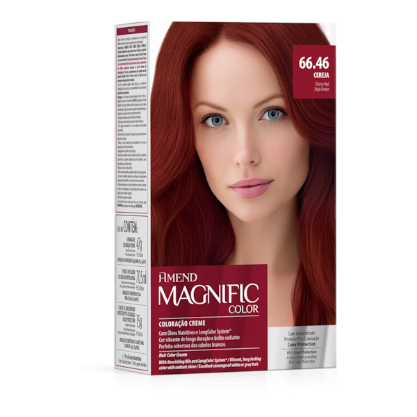 Kit Coloração Amend Magnific Color 66.46 Cereja