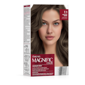 Kit Coloração Amend Magnific Color 7.1 Louro Cinza Natural Kit Coloração Amend Magnific Color 7.1 Louro Cinza Natural